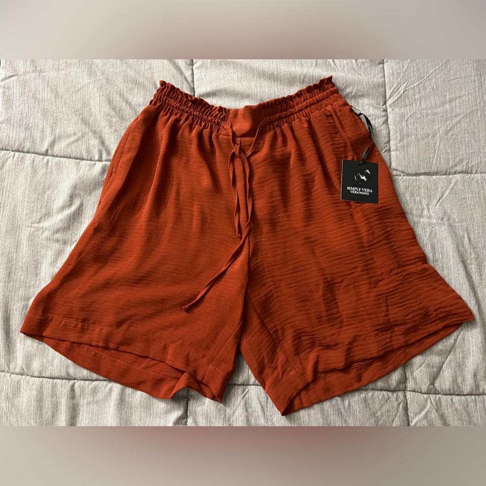 Simply Vera Vera Wang Rust Flowy Shorts – NWT